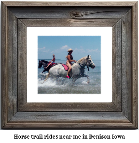 horse trail rides near me in Denison, Iowa